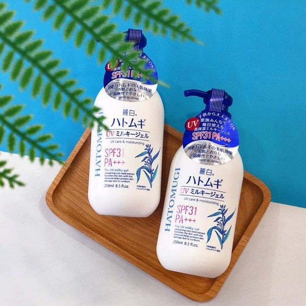 Sữa Dưỡng Thể Chống Nắng HATOMUGI UV Care & Moisturizing SPF31 PA+++ 250ml