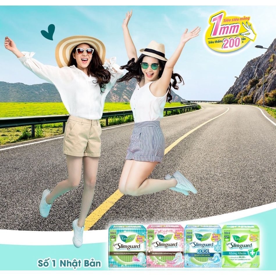 BVS Laurier, băng vệ sinh ban đêm và hàng ngày Nhật Bản