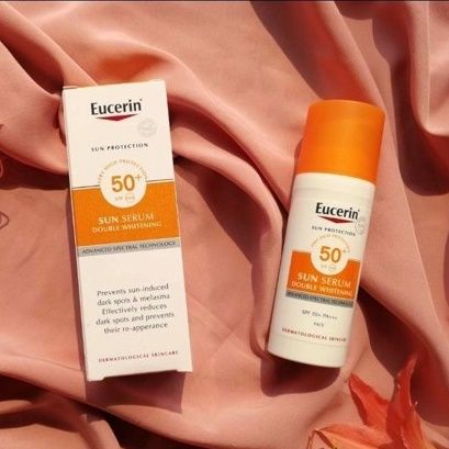 Kem Chống Nắng Eucerin Chứa Tinh Chất Sáng Da 50ml Sun Serum Spotless Brightening SPF 50+ UVB UVA