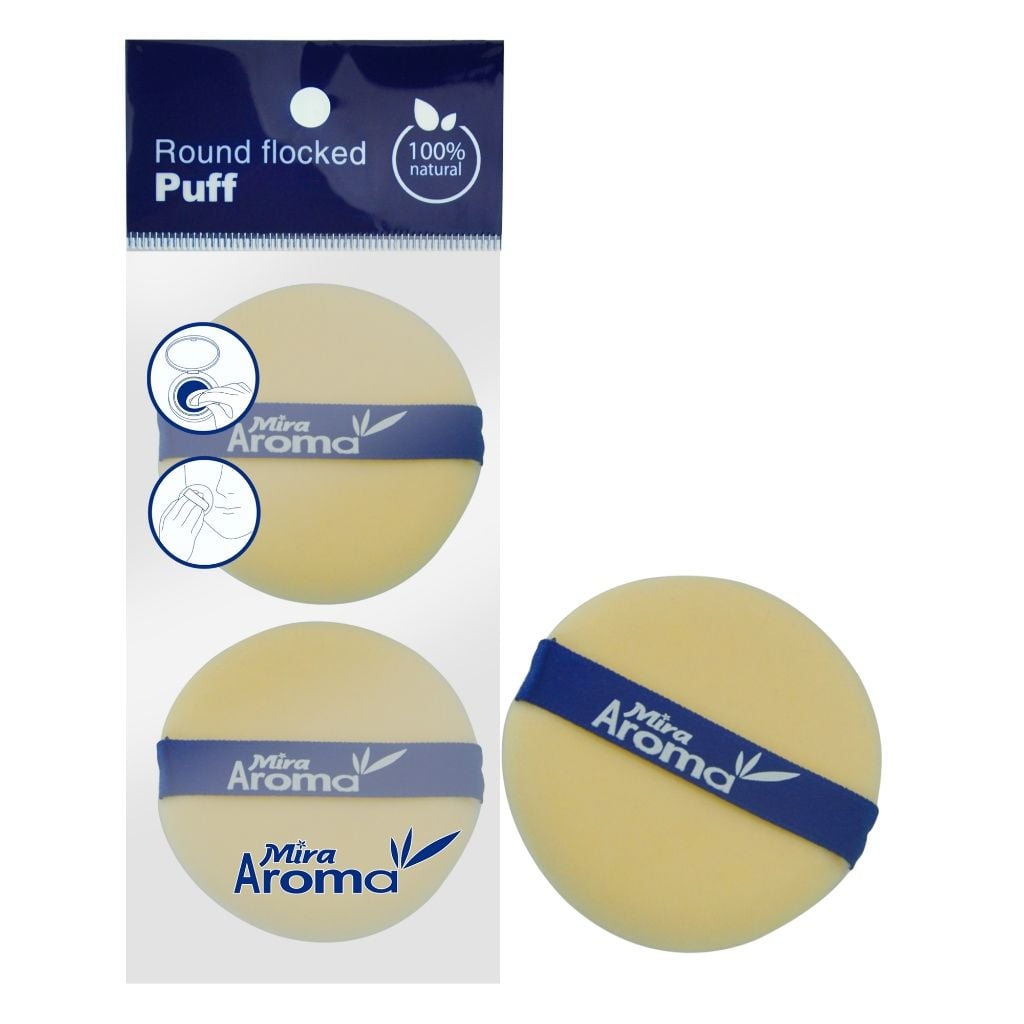 Bông Phấn Khô Mira Aroma Hình Tròn Siêu Mịn