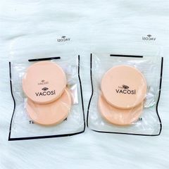 Bông Phấn Ướt Tròn Nhỏ Vacosi 2 Cái BP03