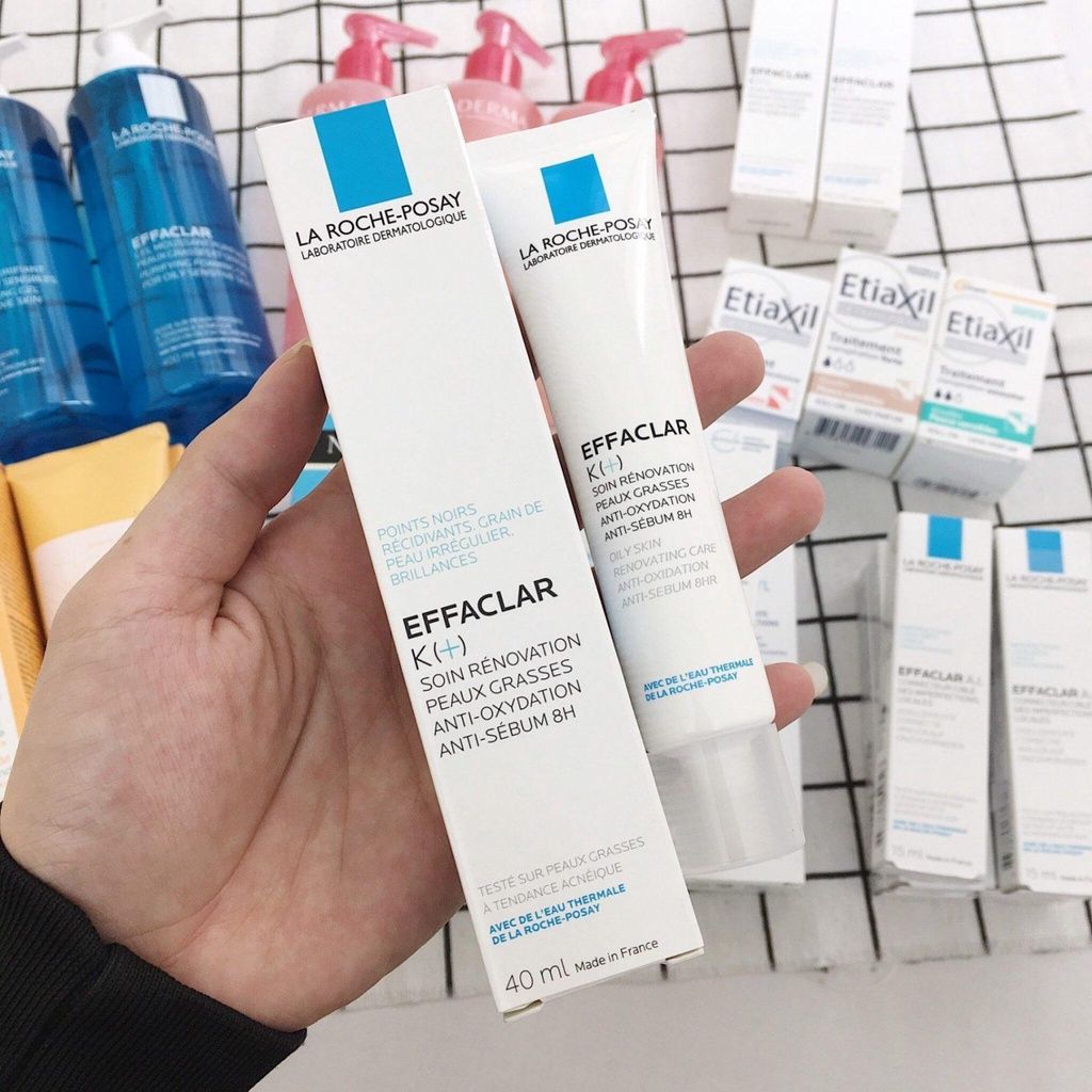 Kem dưỡng giúp ngừa mụn đầu đen và giảm bóng nhờn La Roche Posay Effaclar K+ 40ml