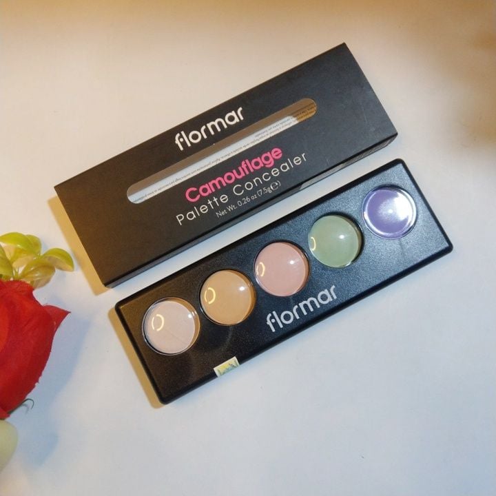 Bảng màu Che Khuyết Điểm 5 Ô Flormar Palette Camouflage Palette Concealer 7.5g