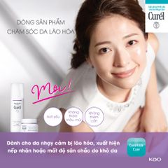 Lotion Curél Dưỡng Ẩm Chuyên Sâu Dành Cho Da Lão Hóa Aging Care Series Moisture Facial 140ml