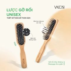 Lược Chải Tóc Gỡ Rối, Tạo Kiểu Và Phồng Tóc Vacosi Styling Hairbrush