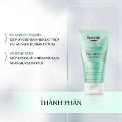 Gel Rửa Mặt Cho Da Mụn Eucerin Pro ACNE Cleansing Gel