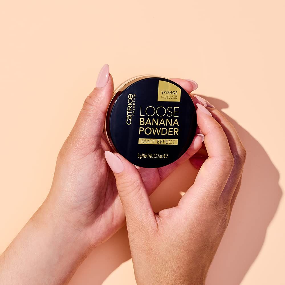 PHẤN PHỦ CATRICE LOOSE BANANA POWDER LÊN TONE TỰ NHIÊN