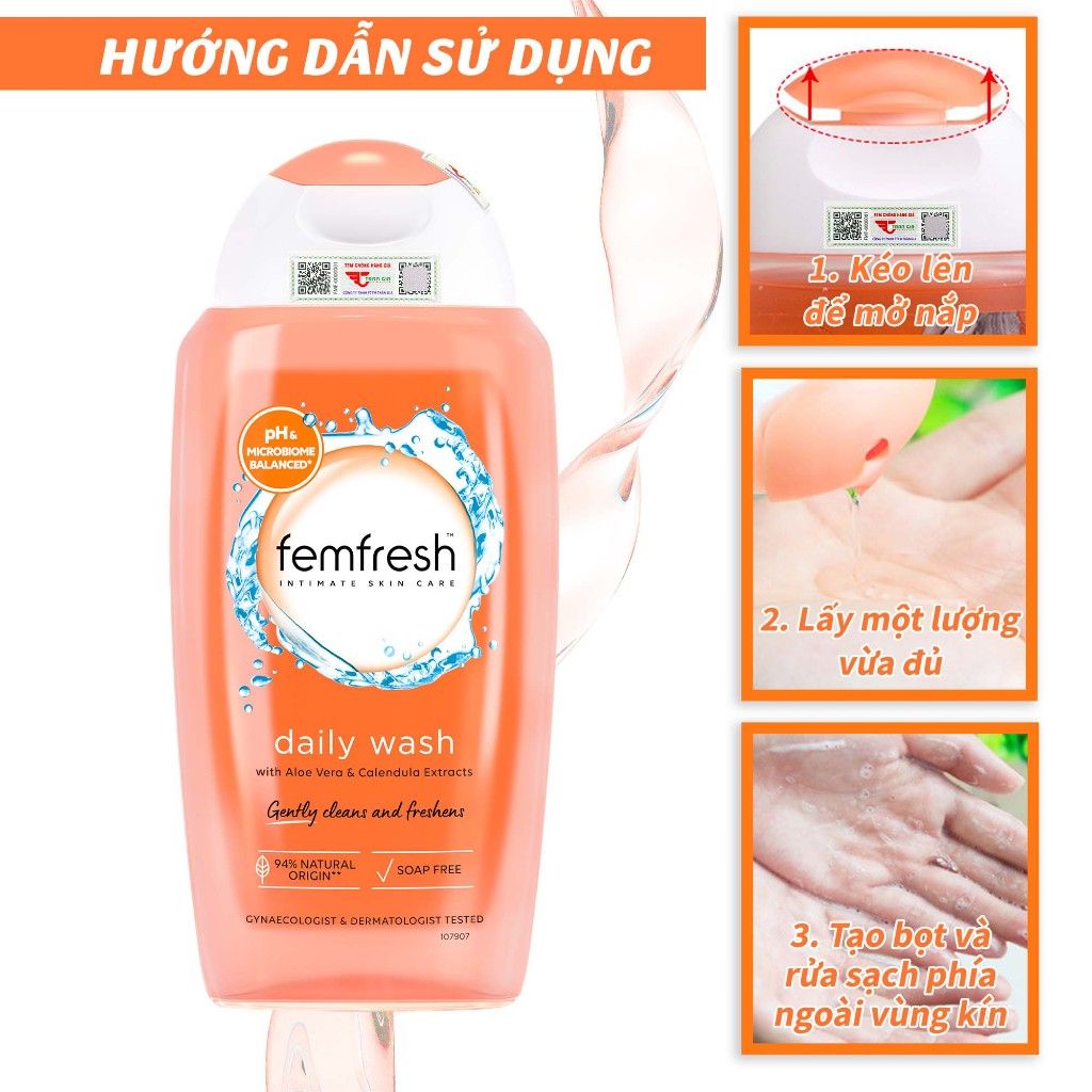 Dung Dịch Vệ Sinh Femfresh Daily Intimate Wash 250ml