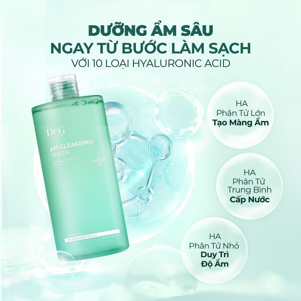 Nước Tẩy Trang Dr.G pH Cleansing Water