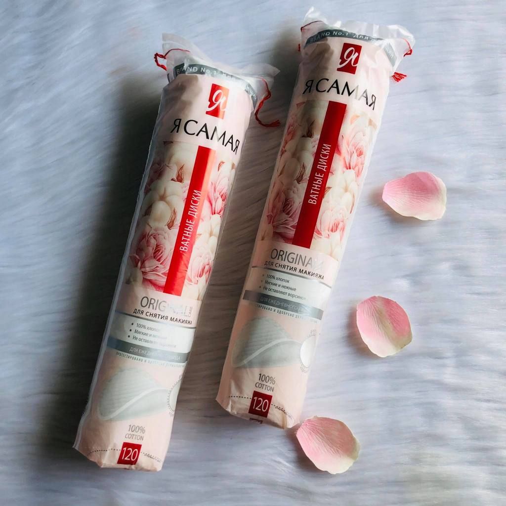 Bông Tẩy Trang Ya Samaya Cotton Pads 120 Miếng