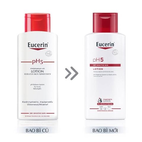 Sữa Dưỡng Thể Eucerin pH5 Dành Cho Da Nhạy Cảm 250ml pH5 Skin Protection Lotion