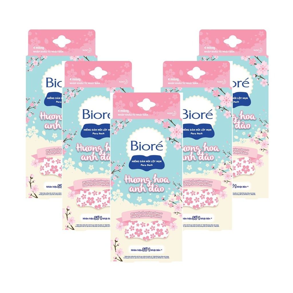 Miếng Dán Mũi Lột Mụn Biore Pore Pack 4.9