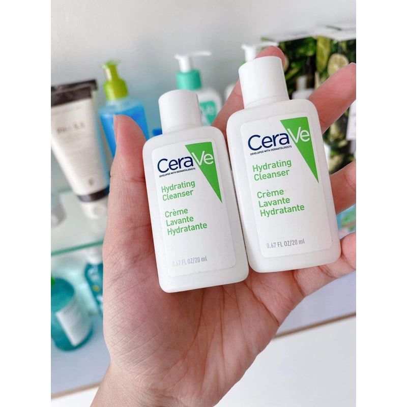 Sữa rửa mặt Cerave Foaming Facial Cleanser Minisize 30ml