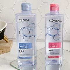 Nước tẩy trang LOreal Paris 3-in-1 Micellar Water / Revitalift Crystal 400ml