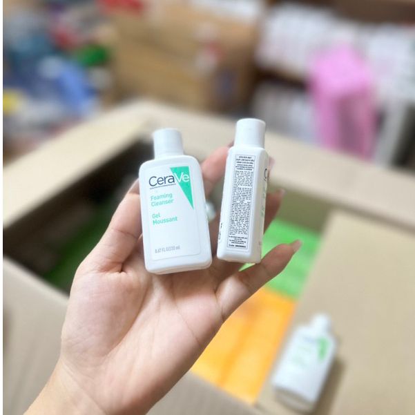 Sữa rửa mặt Cerave Foaming Facial Cleanser Minisize 30ml