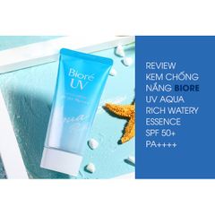 Tinh Chất Chống Nắng Biore UV Aqua Rich Watery Essence SPF50+/PA++++