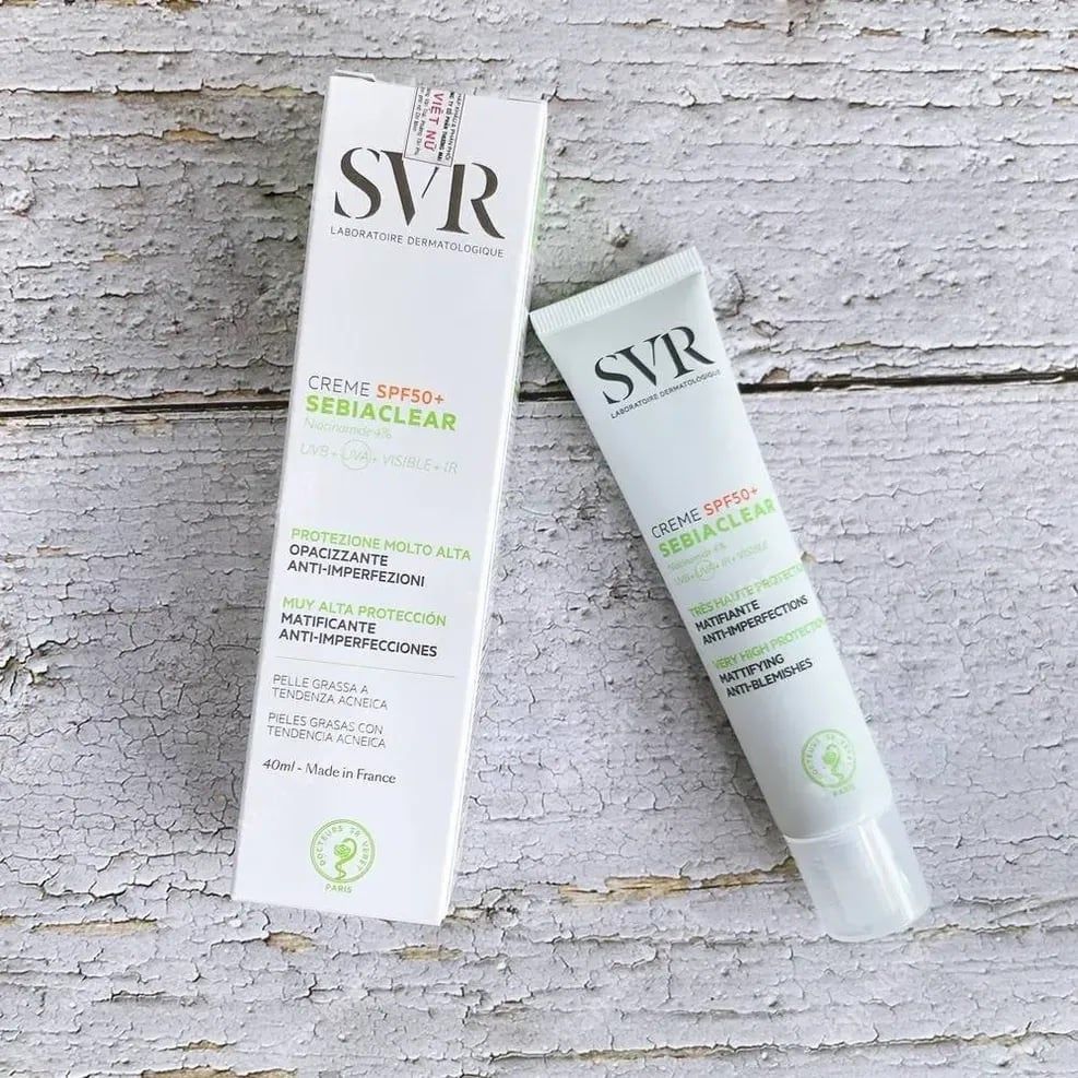 Kem Chống Nắng Kiềm Dầu Và Giảm Mụn SVR Sebiaclear Creme SPF50