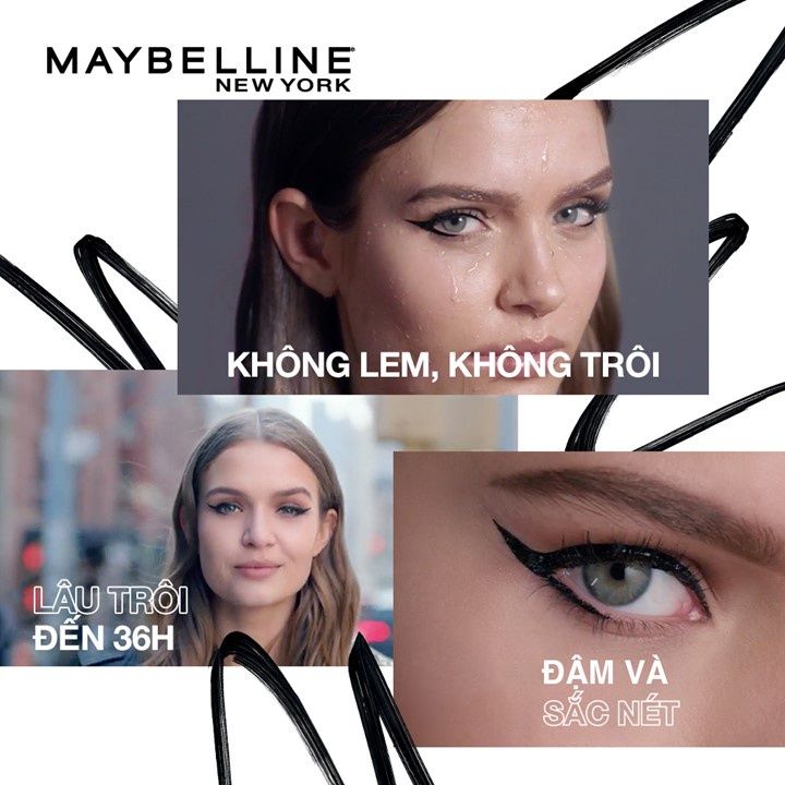 Mascara Uốn Mi, Làm Dài Và Dày Mi Tức Thì Maybelline The Falsies Lash Lift Waterproof - Black 8.6ml