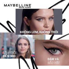Mascara Uốn Mi, Làm Dài Và Dày Mi Tức Thì Maybelline The Falsies Lash Lift Waterproof - Black 8.6ml