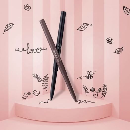 Chì kẻ viền mắt SilkyGirl long wearing eyeliner