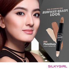 Tạo Khối 2 Đầu Silkygirl Photosharp Contour & Highlighter