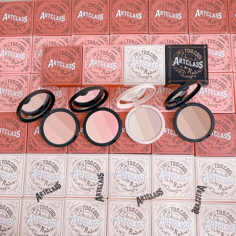 Phấn má 3 màu Too cool for school artclass by rodin blusher 6.8g