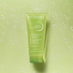 Gel Rửa Mặt Bioderma Sébium Gel Moussant Actif Làm Sạch Sâu, Giảm Mụn 200ml