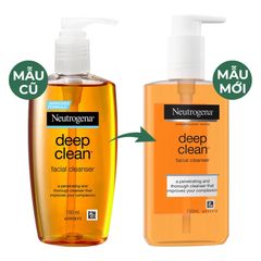 Sữa Rửa Mặt Neutrogena Làm Sạch Sâu Dạng Gel Facial Cleanser Deep Clean 150ml