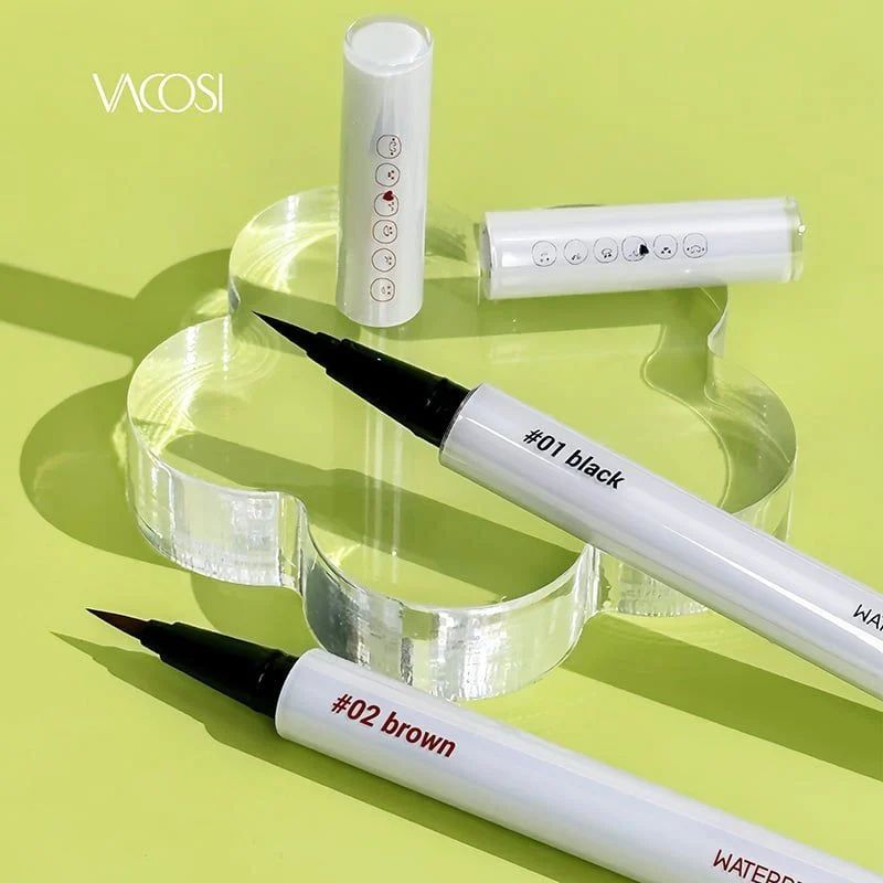 Bút Kẻ Mắt Lâu Trôi Vacosi Waterproof Eyeliner - VM25 0.6g
