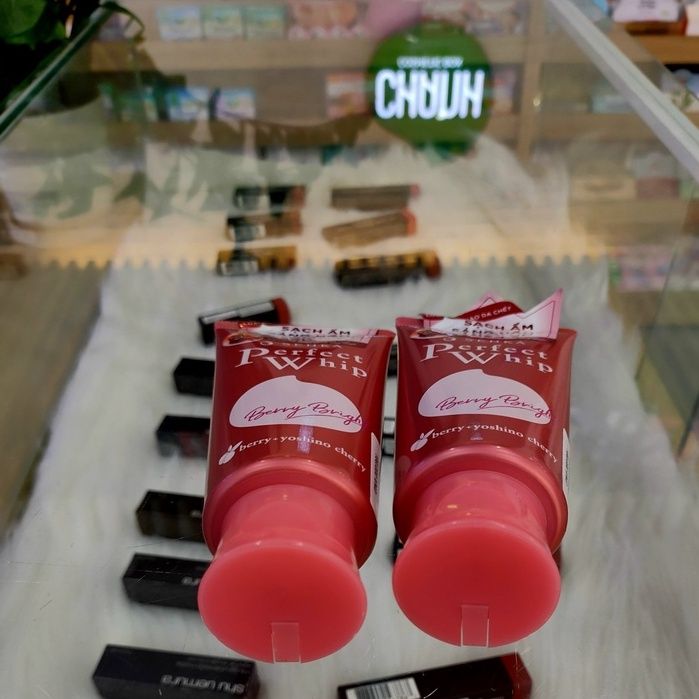 Sữa Rửa Mặt Làm Sạch Sâu, Sáng Hồng Senka Perfect Whip Berry Bright