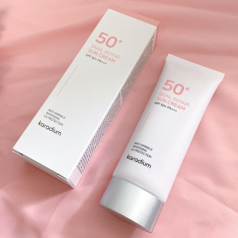 Kem Chống Nắng Karadium Snail Repair Sun Cream SPF 50+ PA+++ 70ml