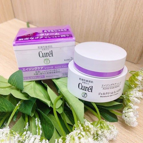 Kem Dưỡng Ẩm Chuyên Sâu Dạng Gel Dành Cho Da Lão Hóa Curél Aging Care Series Moisture Facial Gel Cream 40g