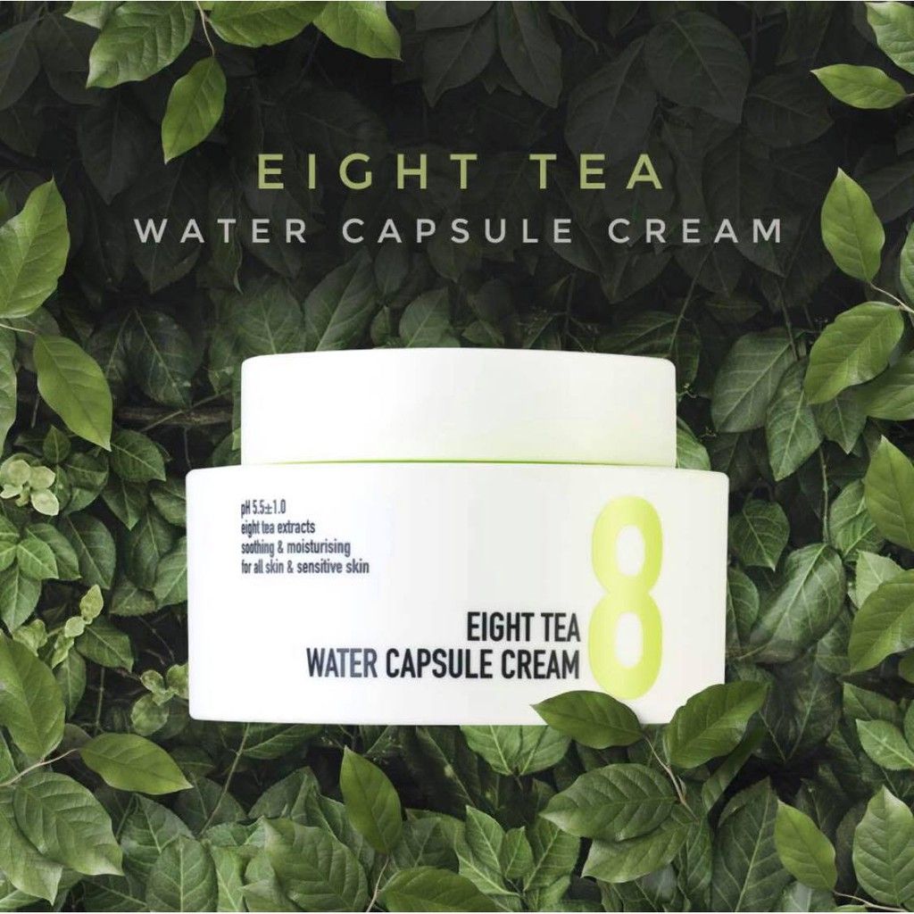 Kem dưỡng Cấp nước 8 loại trà BOM Eight Tea Water Capsule 50g