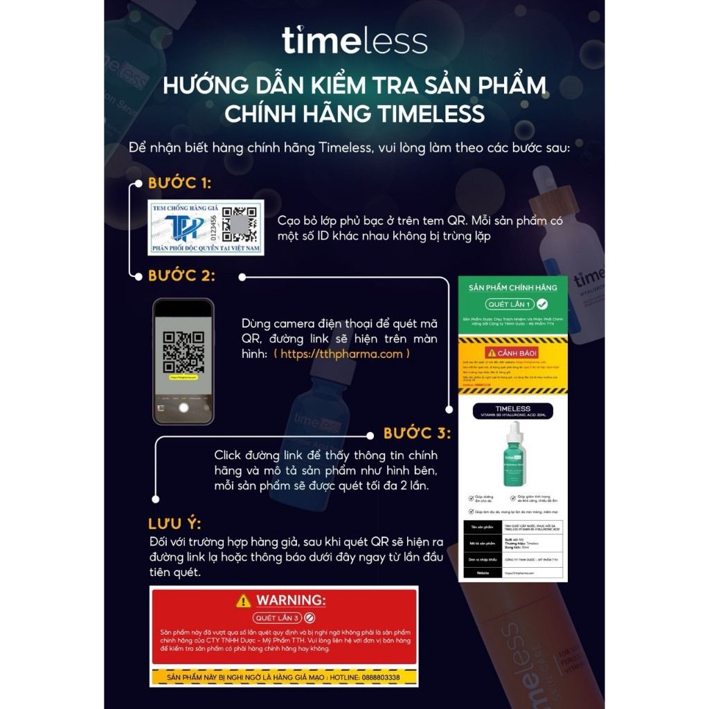 Tinh Chất Timeless Vitamin B5 + Hyaluronic Acid (30ml)
