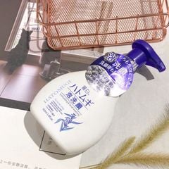 Sữa Rửa Mặt Tạo Bọt Hatomugi Facial whip 160ml Nhật Bản