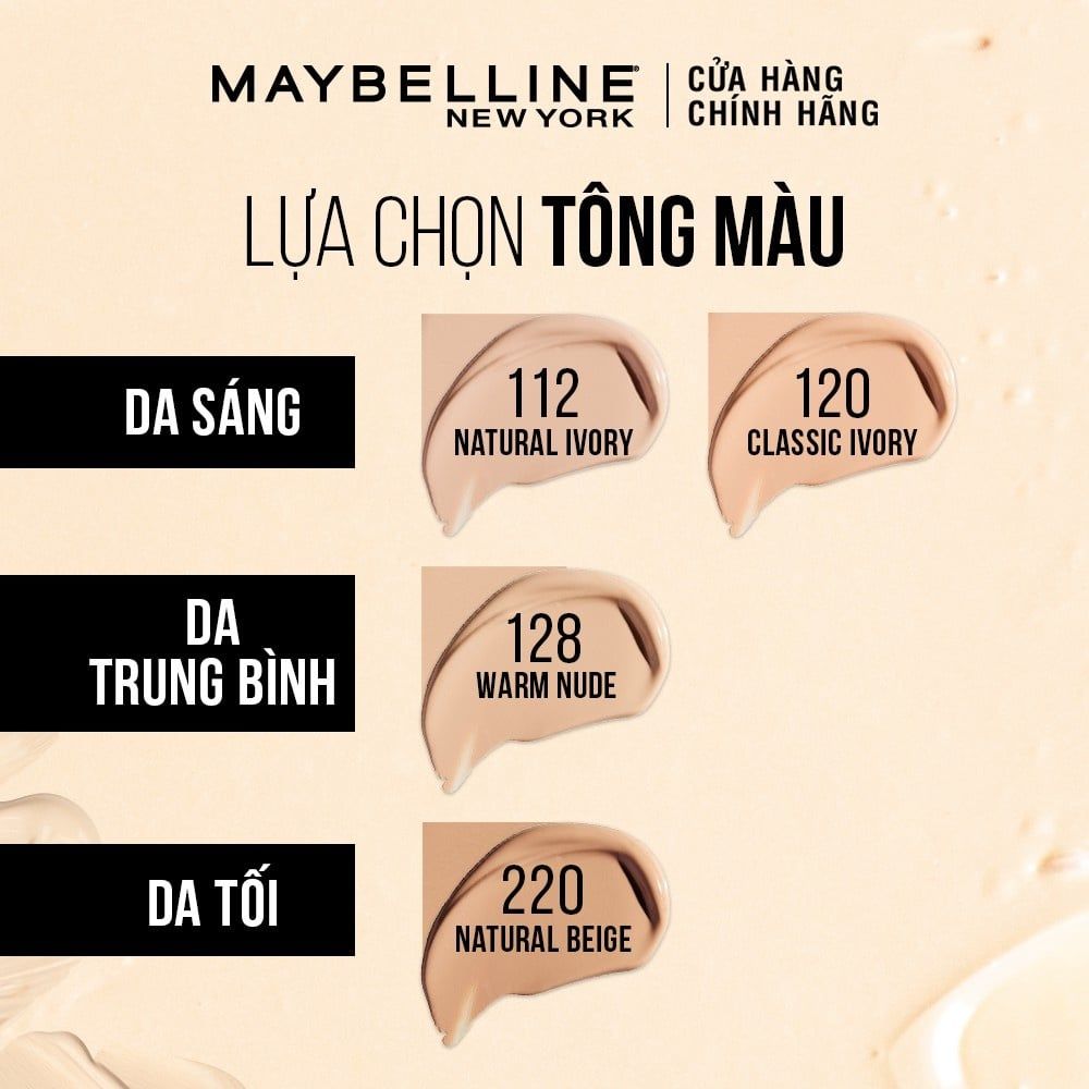 Kem Nền Lâu Trôi Maybelline Superstay Long Lasting Full Coverage Foundation 30ml