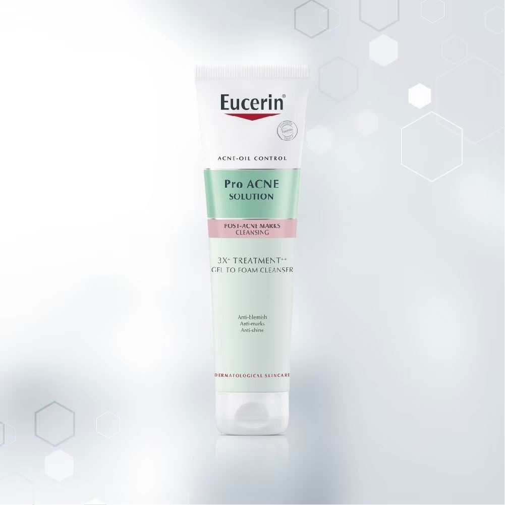 Gel Rửa Mặt Eucerin Treatment Gel To Foam Cleanser