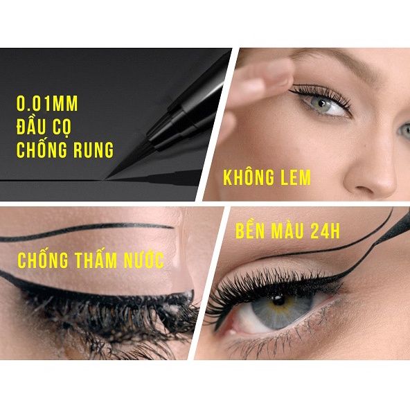 Bút Kẻ Mắt Nước Maybelline New York Hyper Sharp Liner Extreme Không Lem Trôi 0.4g