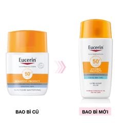Chống nắng dạng sữa cho da nhạy cảm Eucerin Hydro Protect Ultra Light Fluid SPF 50+ 50ml