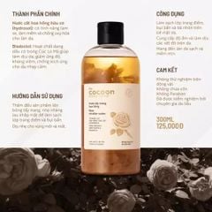 Nước tẩy trang Cocoon hoa hồng