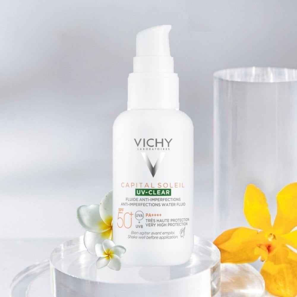 Kem chống nắng dành cho da dầu mụn Vichy UV-Clear Anti-Imperfections 50ml