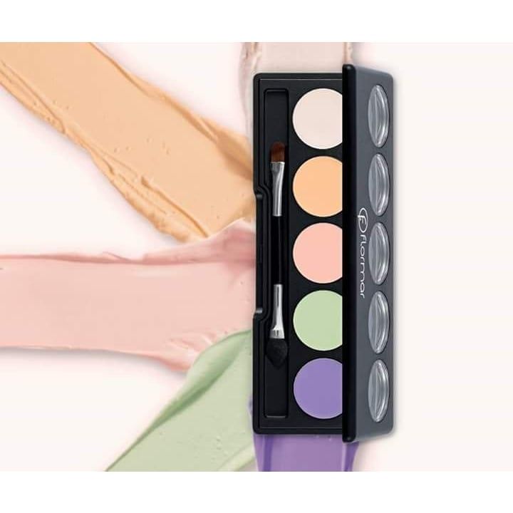 Bảng màu Che Khuyết Điểm 5 Ô Flormar Palette Camouflage Palette Concealer 7.5g