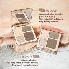 Phấn Bắt Sáng Tạo Khối 4 Ô JudyDoll