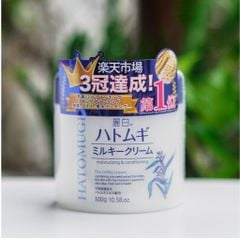 Kem Dưỡng Hatomugi Moisturizing & Conditioning The Milky Cream 300gr