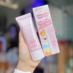 Serum Chống Nắng, Nâng Tông Senka Aqua Bright Serum In CC SPF50+/PA++++ 40g