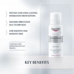 Xịt Dưỡng Ẩm Eucerin Hyaluron Mist Spray Sensitive Skin Dành Cho Da Nhạy Cảm