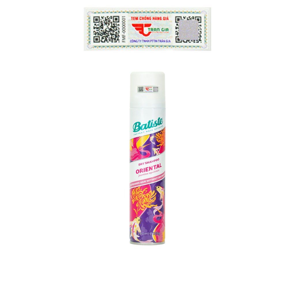 Dầu Gội Khô Batiste Dry Shampoo 200ml