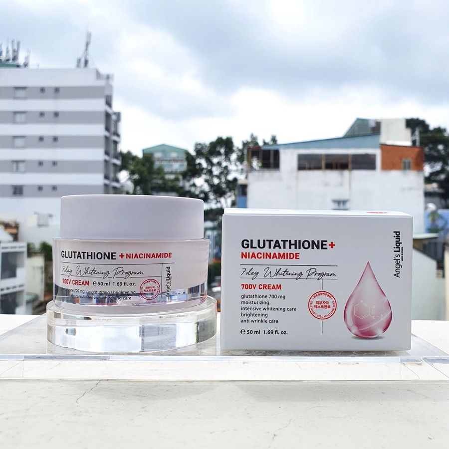 Kem Dưỡng Angel liquid Whitening  Glutathione 700 V-Cream