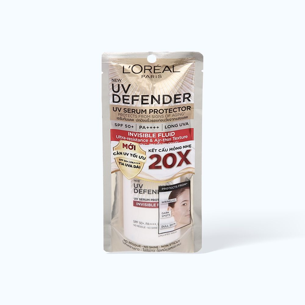Kem Chống Nắng L’Oreal Paris UV Defender Serum Protector SPF50+ PA++++