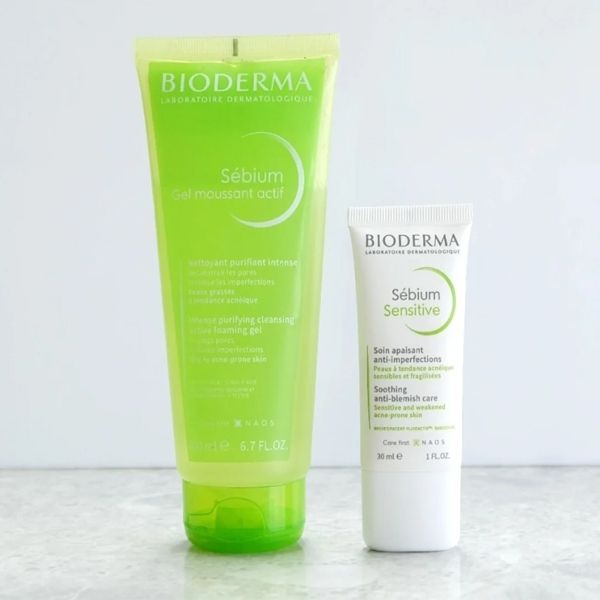 Gel Rửa Mặt Bioderma Sébium Gel Moussant Actif Làm Sạch Sâu, Giảm Mụn 200ml